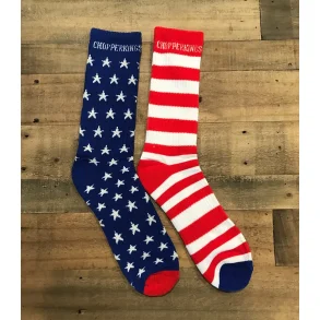 Chopper Kings CAPTAIN AMERICA crew high socks