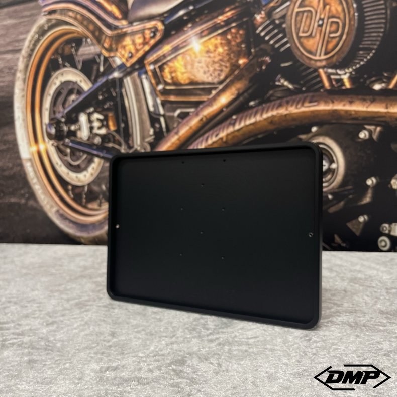 DMP Motorcykel Nummerpladeramme 0.0 DENMARK Blank sort