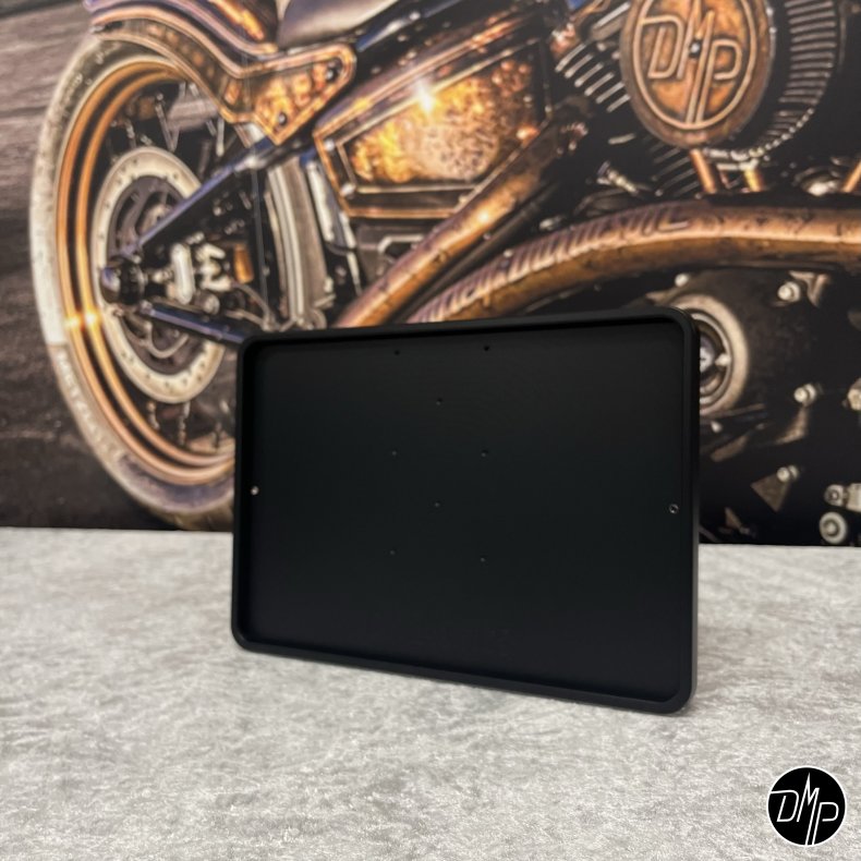 DMP Motorcykel Nummerpladeramme 0.0 DENMARK Mat sort