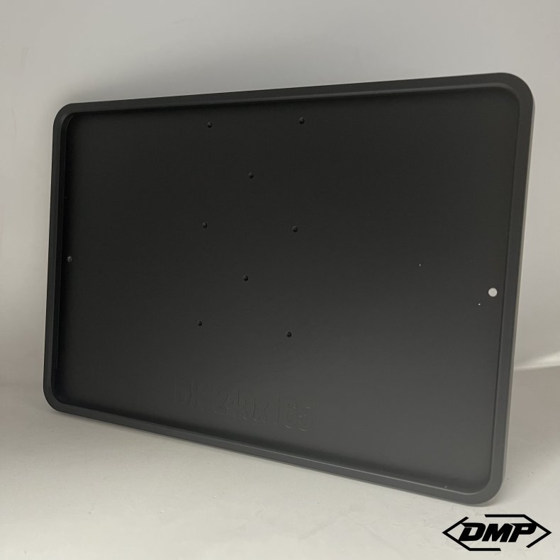 DMP Motorcykel Nummerpladeramme 0.0 DENMARK Blank sort