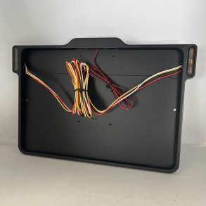 DMP Motorcykel Nummerpladeramme 3.0 DENMARK Mat sort