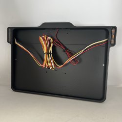 DMP Motorcykel Nummerpladeramme 3.0 DENMARK Blank sort