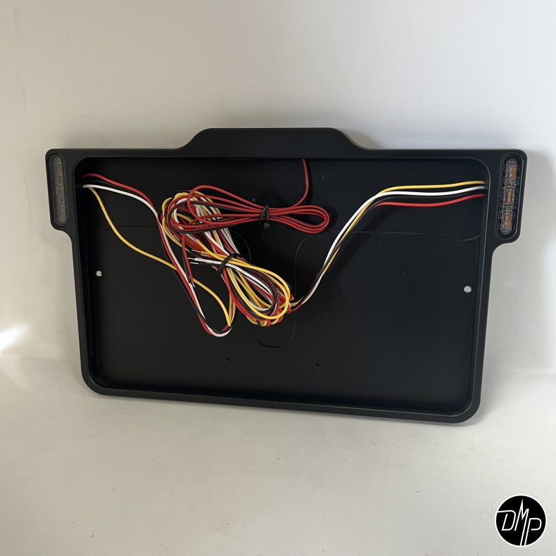 DMP Motorcycle License plate frame 3.0 FRANCE MATT BLACK