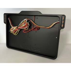 DMP Motorcycle License plate frame 3.0 NEDERLAND MATT BLACK