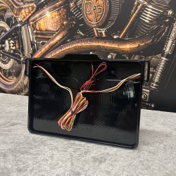 DMP Motorcykel Nummerpladeramme 3.0 DENMARK Blank sort