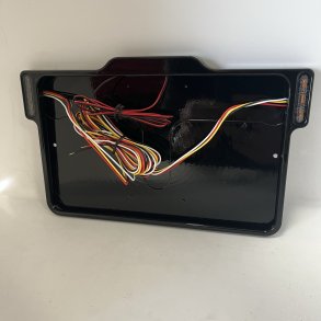 DMP Motorcycle License plate frame 3.0 FRANCE GLOSS BLACK