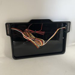 DMP Motorcycle License plate frame 3.0 FRANCE GLOSS BLACK