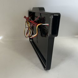 DMP Motorcycle License plate frame 3.0 FRANCE GLOSS BLACK