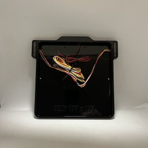 DMP Motorcycle License plate frame 3.0 ITALY GLOSS BLACK