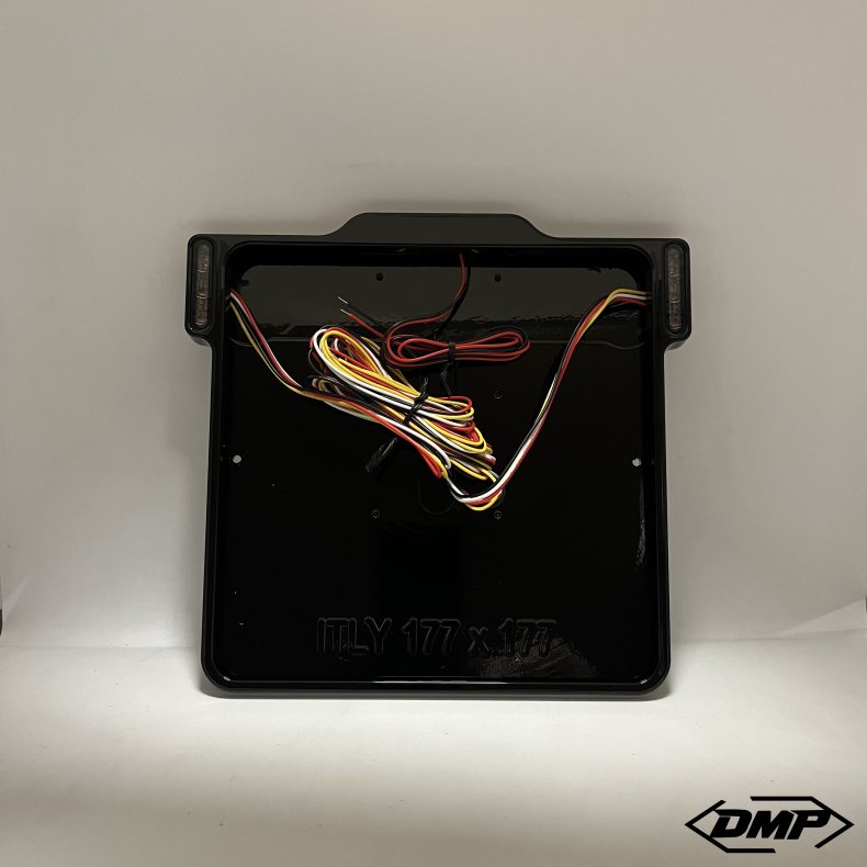 DMP Motorcycle License plate frame 3.0 ITALY GLOSS BLACK