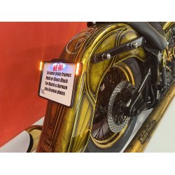 DMP Motorcycle License plate frame 3.0 NEDERLAND MATT BLACK