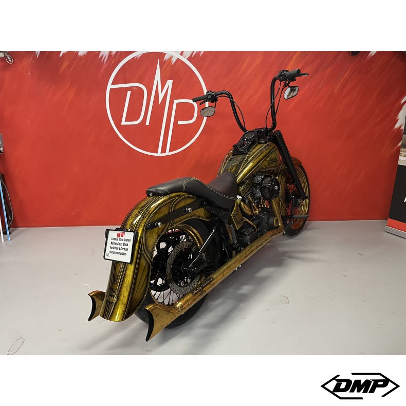 DMP Motorcycle License plate frame 3.0 NEDERLAND GLOSS BLACK