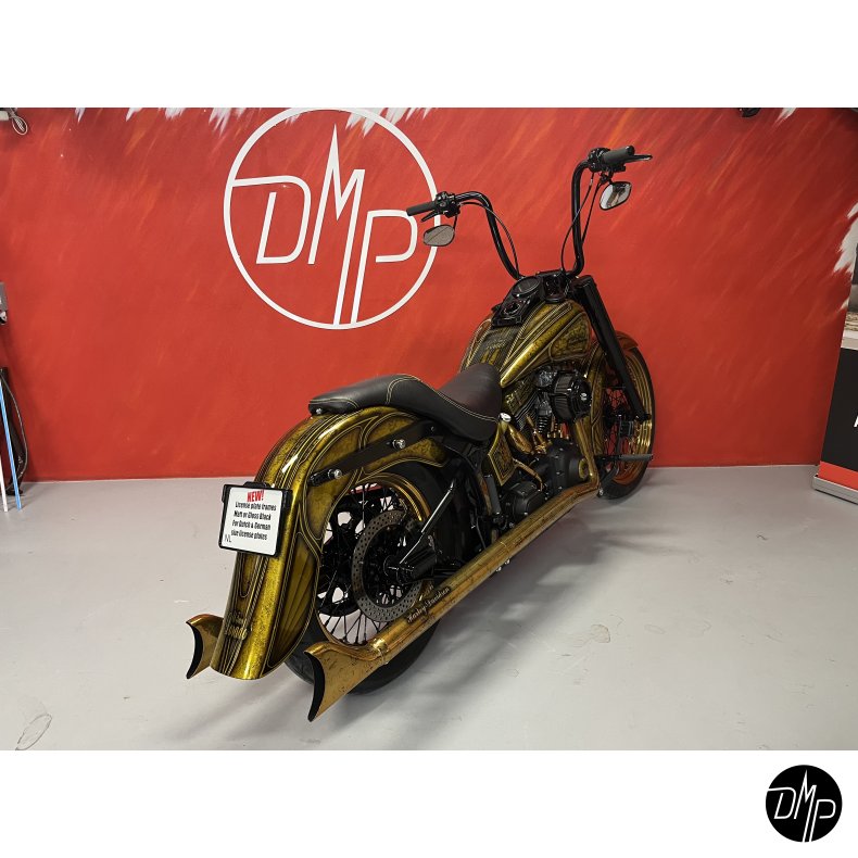 DMP Motorcycle License plate frame 3.0 NEDERLAND GLOSS BLACK