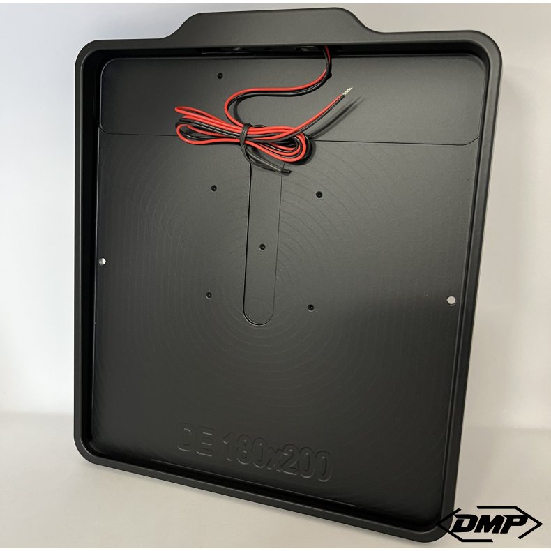 DMP Motorcycle license plate frame 5.0 GERMANY GLOSS BLACK
