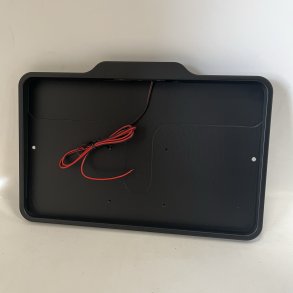 DMP Motorcycle license plate frame 5.0 FRANCE MATT BLACK