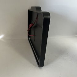 DMP Motorcycle license plate frame 5.0 FRANCE MATT BLACK