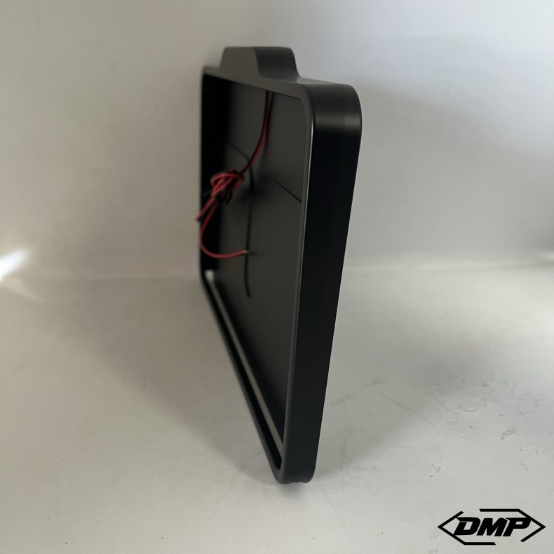 DMP Motorcycle license plate frame 5.0 FRANCE MATT BLACK