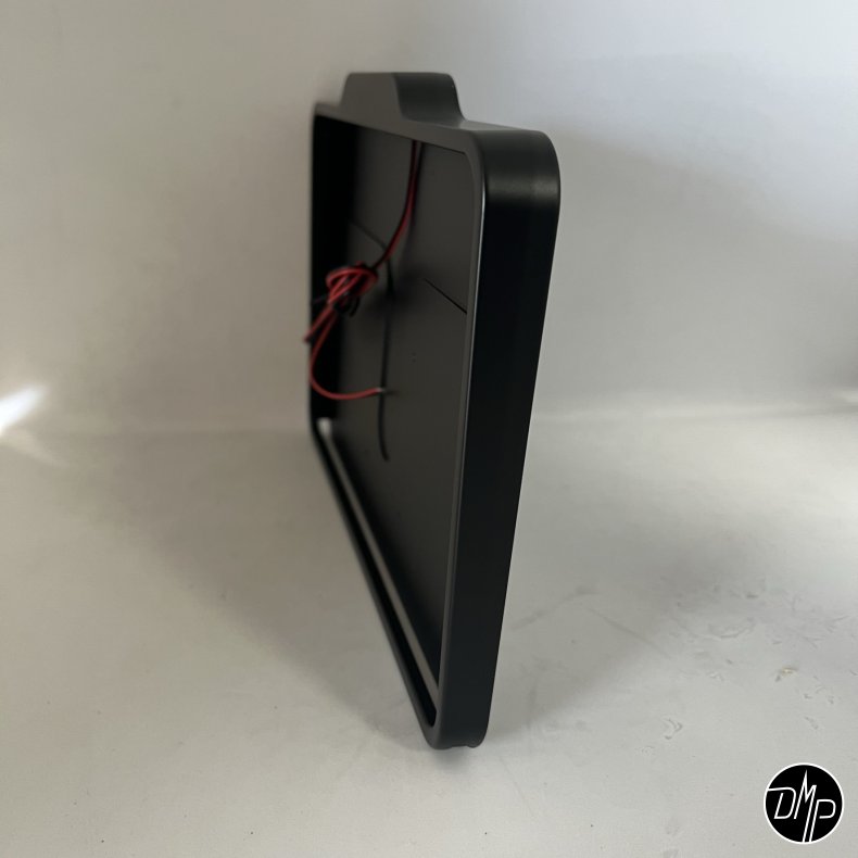 DMP Motorcycle license plate frame 5.0 FRANCE MATT BLACK