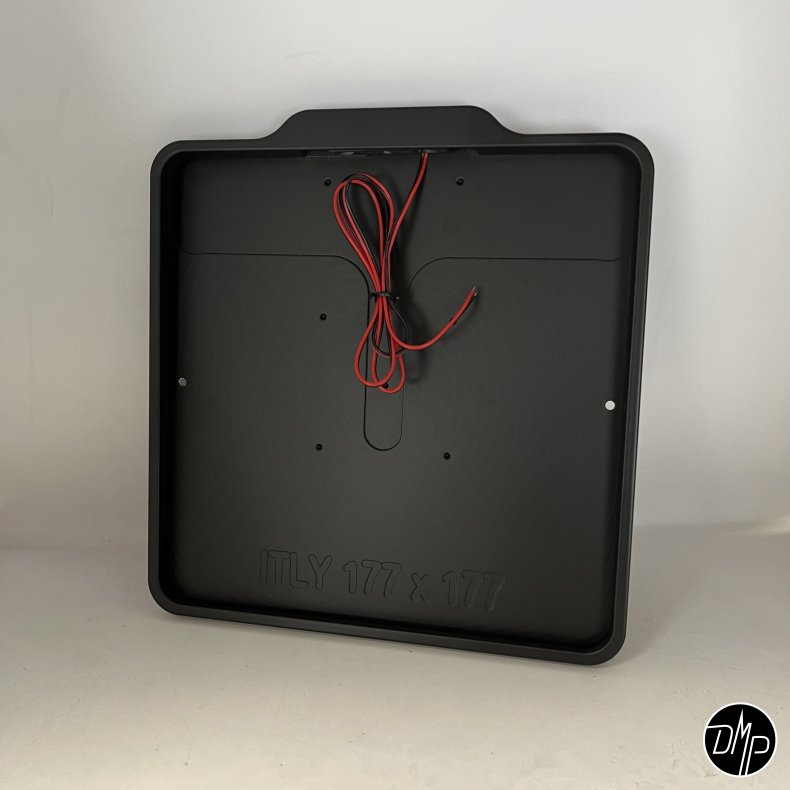 DMP Motorcycle license plate frame 5.0 ITALY MATT BLACK