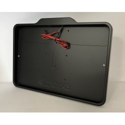 DMP Motorcycle license plate frame 5.0 NEDERLAND MATT BLACK