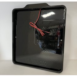 DMP Motorcycle license plate frame 5.0 GERMANY GLOSS BLACK