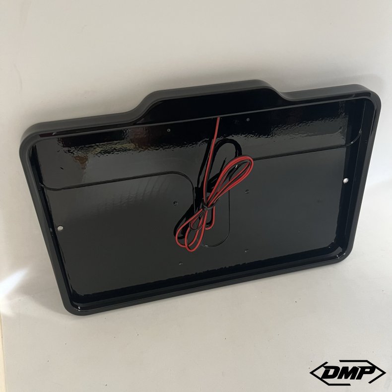 DMP Motorcycle license plate frame 5.0 FRANCE GLOSS BLACK