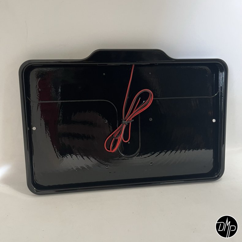 DMP Motorcycle license plate frame 5.0 FRANCE GLOSS BLACK