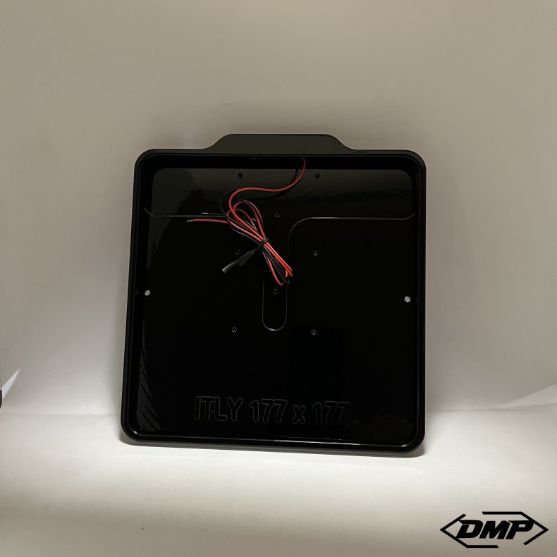 DMP Motorcycle license plate frame 5.0 ITALY GLOSS BLACK