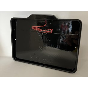 DMP Motorcycle license plate frame 5.0 NEDERLAND GLOSS BLACK