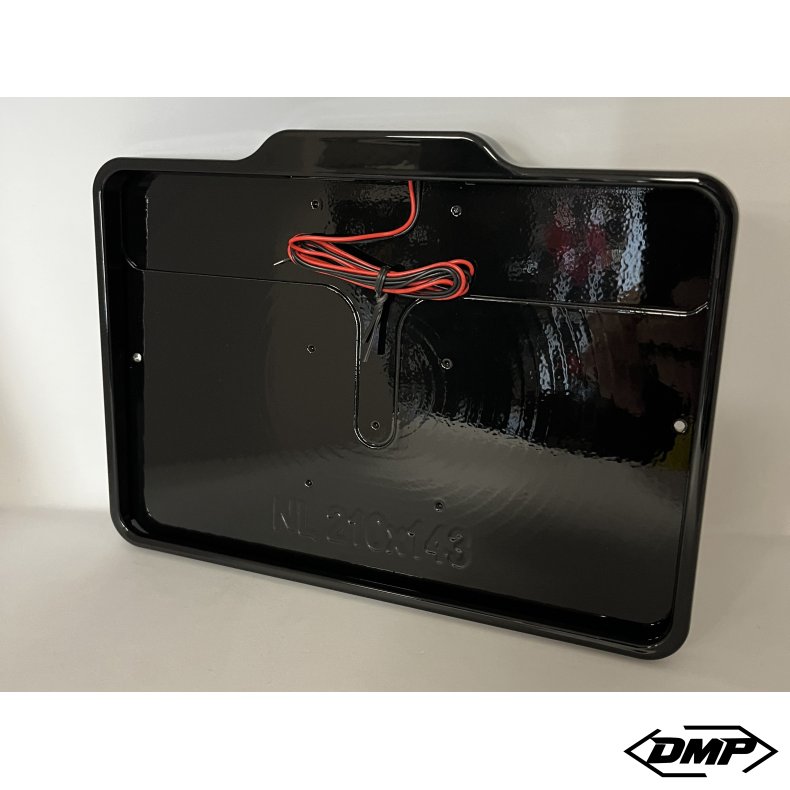 DMP Motorcycle license plate frame 5.0 NEDERLAND MATT BLACK