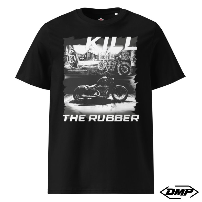 DMP "KILL THE RUBBER" T-shirt, Black