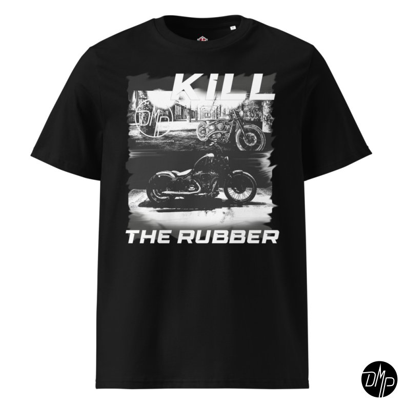 DMP "KILL THE RUBBER" T-shirt, Black