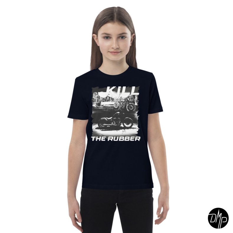 DMP "KILL THE RUBBER" T-shirt, Black - Kids