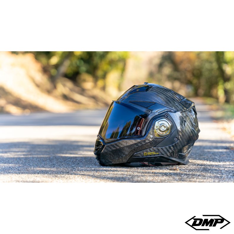 LS2 Advant X Carbon with intergrated Cardo intercom