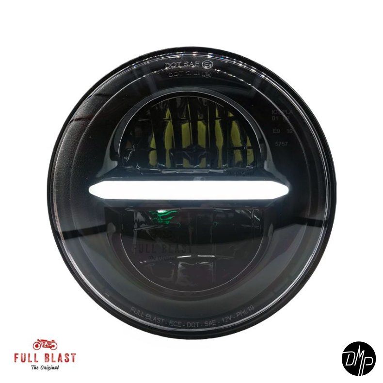 FullBlast LED 5-3/4" forlygte, E-mrket og godkendt!