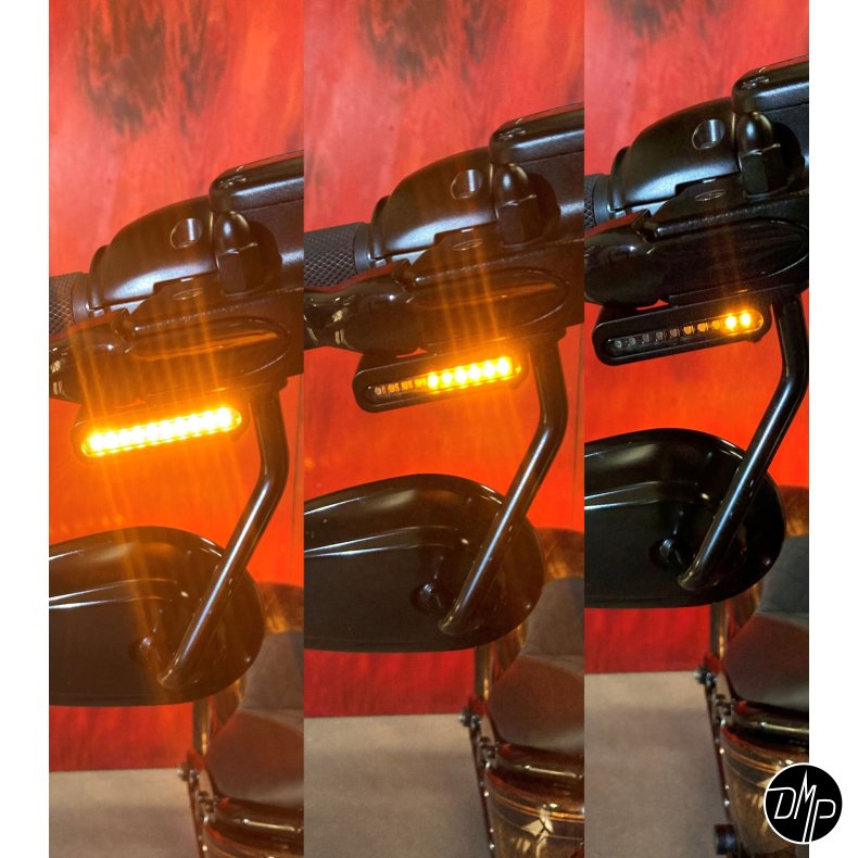 DMP Running Light Blinklys MC Harley Davidson, Softail