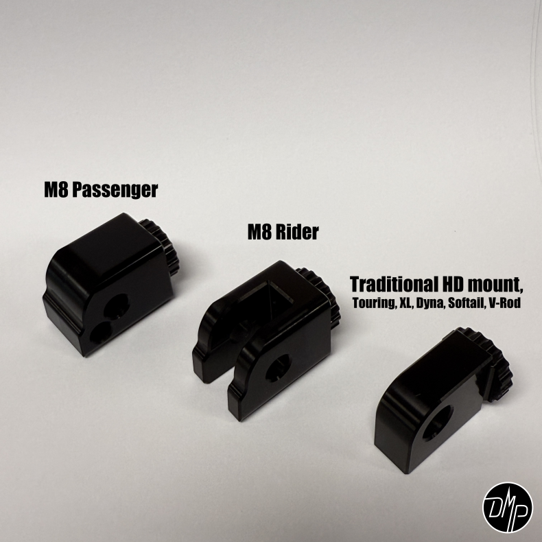 DMP "Street Savage" fodhviler, Race black med Rustfri plade