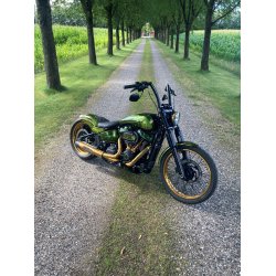 DNA FAT BAR! 12" Gloss Black styr i 1-1/4