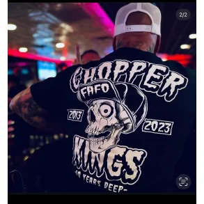 Chopper Kings SKULL 10 YEARS ANNIVERSARY t-shirt