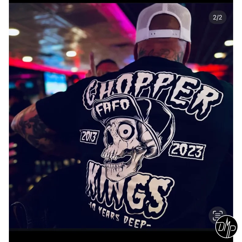 Chopper Kings SKULL 10 YEARS ANNIVERSARY t-shirt
