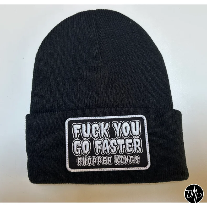Chopper Kings FUCK YOU GO FASTER beanie