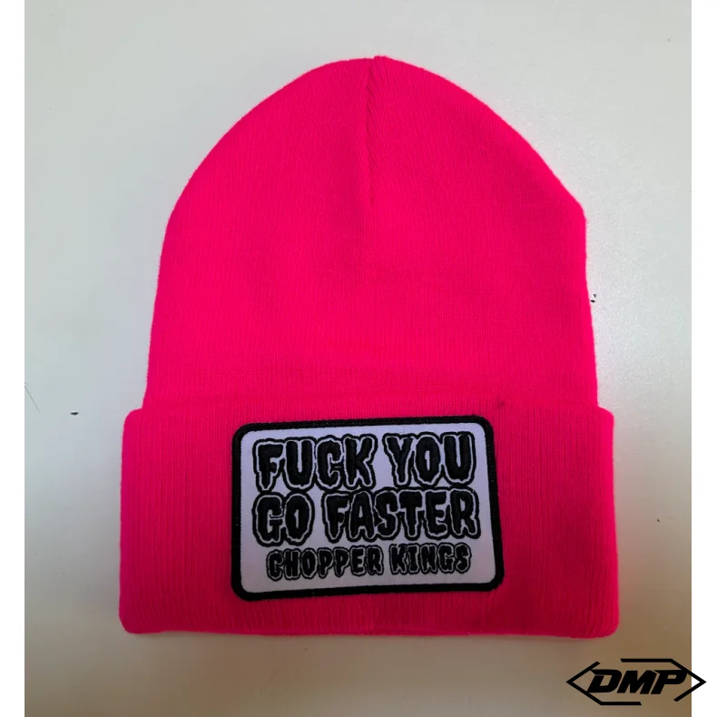 Chopper Kings FUCK YOU GO FASTER beanie