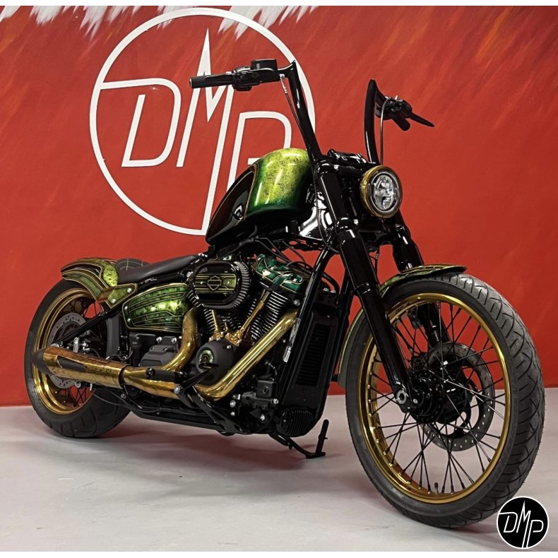 Fork covers UPPER, 49mm, DMP, Harley, Dyna 