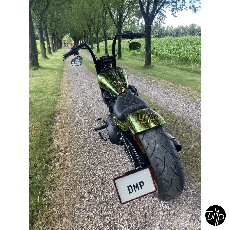 DMP Motorcykel Nummerpladeramme 5.0 DENMARK BLANK SORT