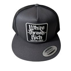 Chopper Kings WHITE TRASH RICH trucker hat