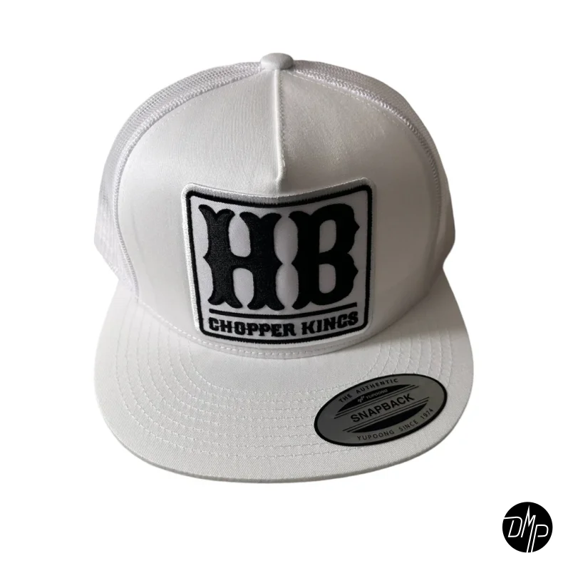 Chopper Kings HB CK trucker hat white patch