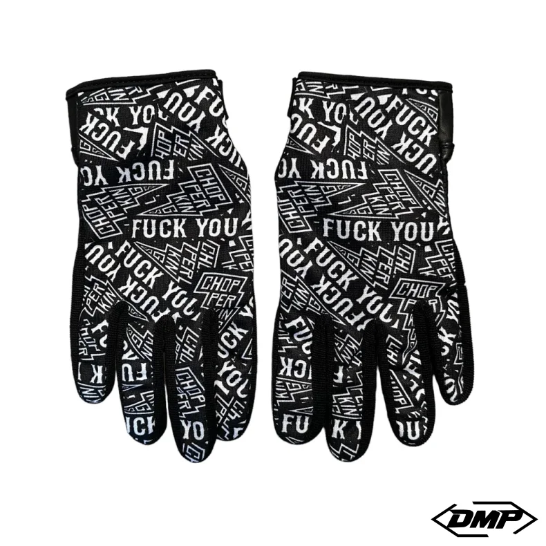 Chopper Kings FUCK YOU riding gloves