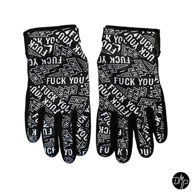 Chopper Kings FUCK YOU riding gloves