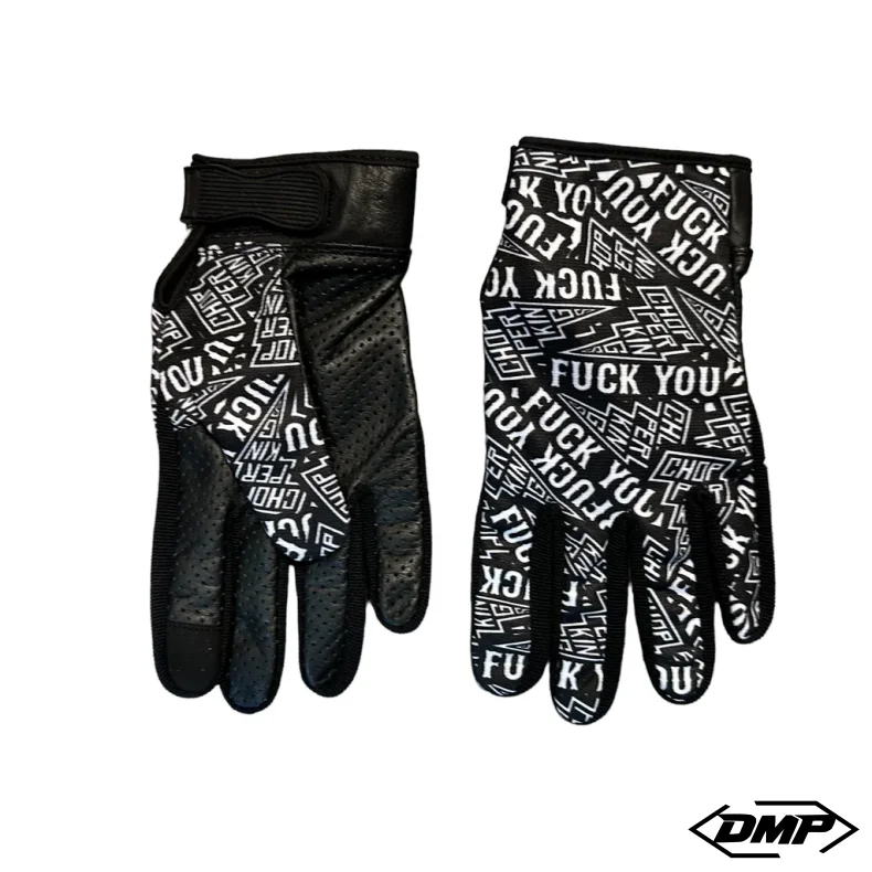 Chopper Kings FUCK YOU riding gloves