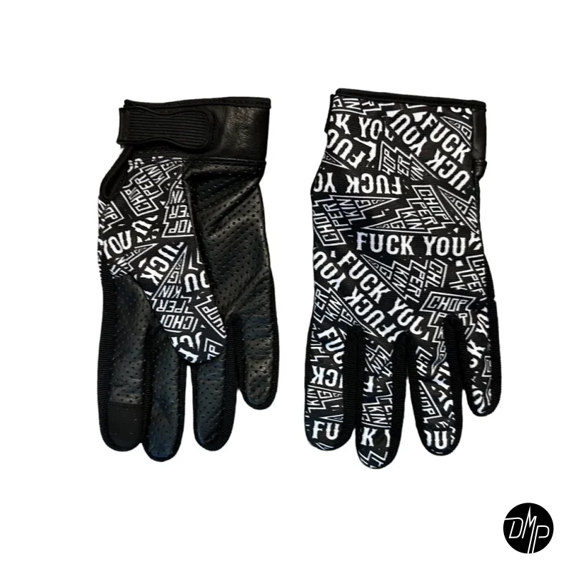 Chopper Kings FUCK YOU riding gloves